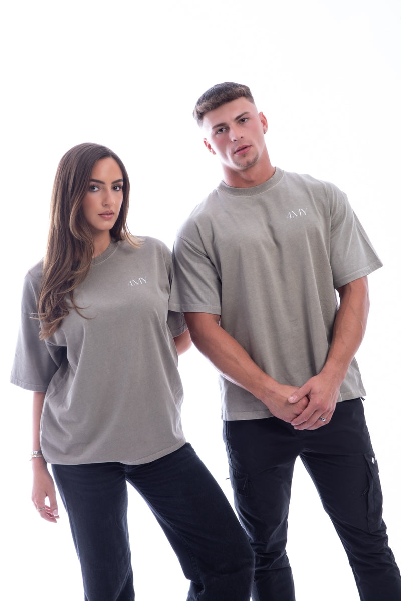 No Limits, No Excuses T-Shirt – Legacy Edition - Khaki - Oversized