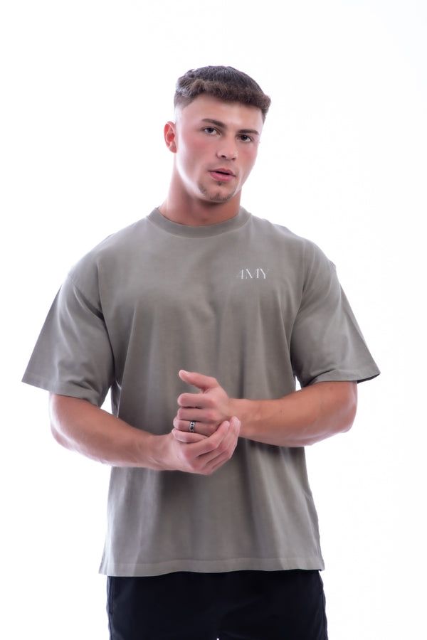No Limits, No Excuses T-Shirt – Legacy Edition - Khaki - Oversized