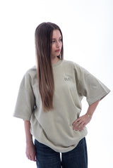 Earned Not Given T-Shirt – Legacy Edition – White Apricot - Oversized