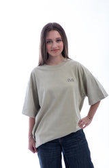 Earned Not Given T-Shirt – Legacy Edition – White Apricot - Oversized