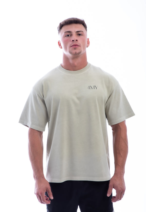 Earned Not Given T-Shirt – Legacy Edition – White Apricot - Oversized