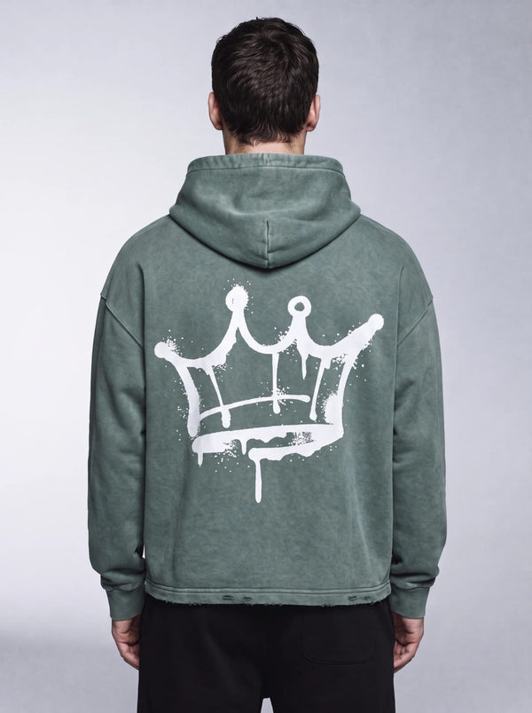 Legacy Vintage Washed Hoodie - Slate Green