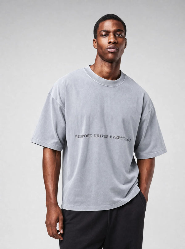 Leave a Legacy Oversized T-Shirt – Washed Grey