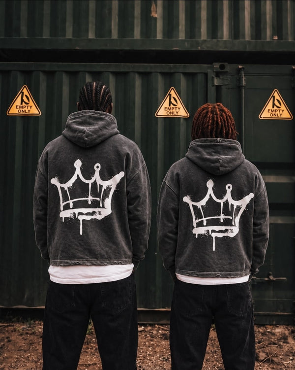 Legacy Vintage Washed Hoodie - Faded Black