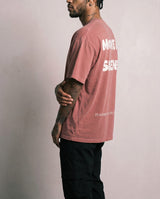 Move in Silence T-Shirt – First Edition – Brick Red - Oversized