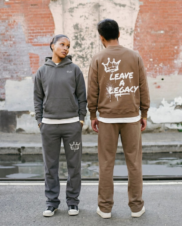 Legacy Sweatshirt Set - Coffee