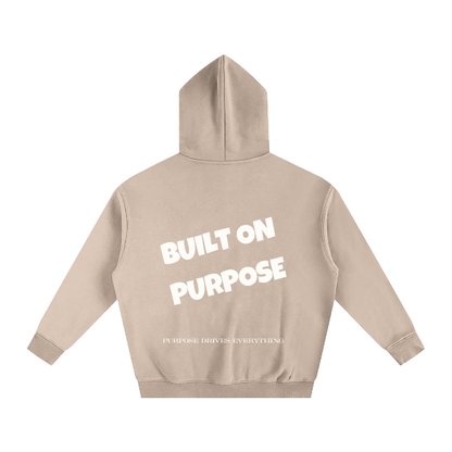 Built on Purpose Hoodie – First Edition Grey Apricot