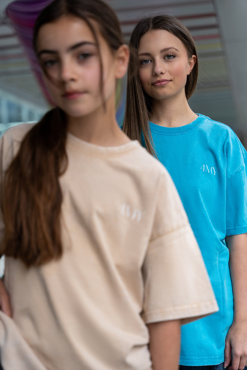 Fearless and Focused T-Shirt – Kids Edition – Light Blue - Oversized