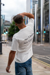 White t-shirt hustle