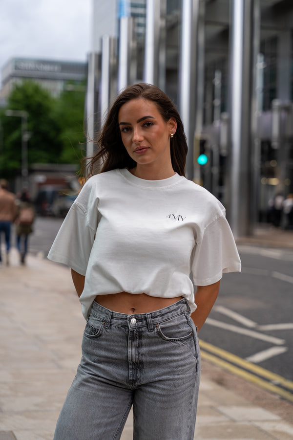 No Limits, No Excuses T-Shirt – Legacy Edition – White - Oversized