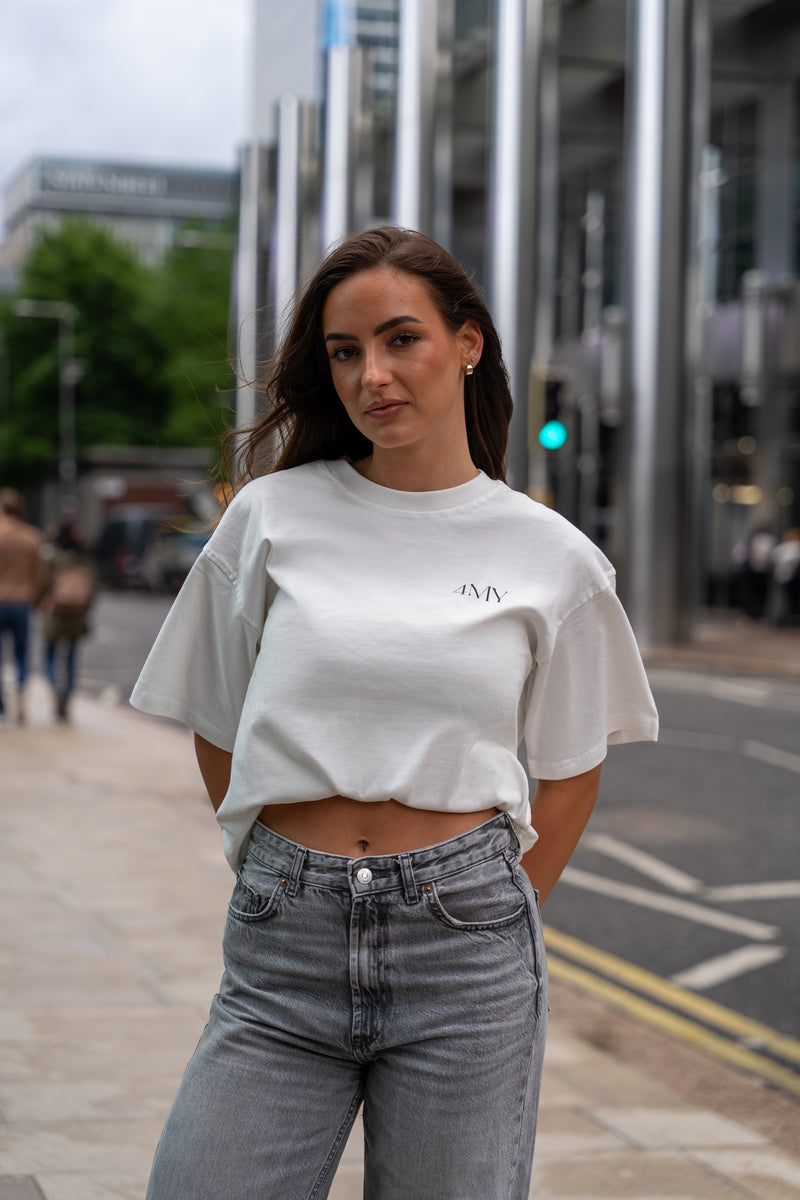 No Limits, No Excuses T-Shirt – Legacy Edition – White - Oversized