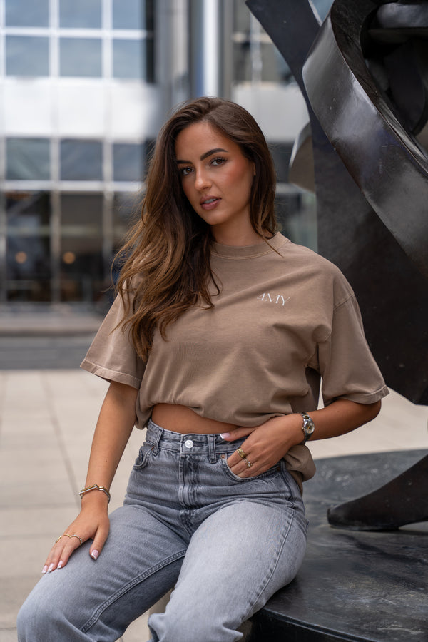 Earned Not Given T-Shirt – Legacy Edition – Stone Brown - Oversized