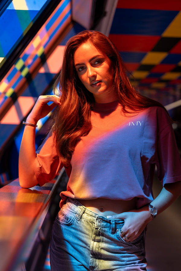 Earned Not Given T-Shirt – Legacy Edition – Brick Red - Oversized