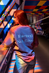 Earned Not Given T-Shirt – Legacy Edition – Brick Red - Oversized
