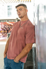 Earned Not Given T-Shirt – Legacy Edition – Brick Red - Oversized