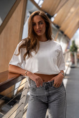 Built on Purpose Tee – First Edition - White - Oversized