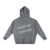 Built on Purpose Hoodie – First Edition Grey - Oversized